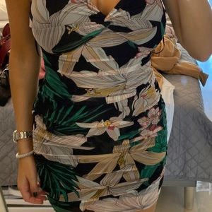 Floral mini dress
